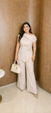 Premium Solid Draped Co-Ord Set