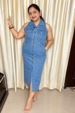 Denim Dress with pockets