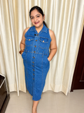 Denim Dress with pockets