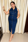 Denim Dress with pockets