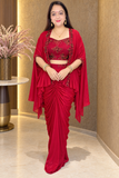Designer Indowestern Cape style