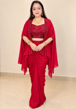 Designer Indowestern Cape style